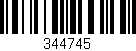 Código de barras (EAN, GTIN, SKU, ISBN): '344745'
