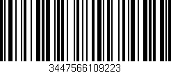 Código de barras (EAN, GTIN, SKU, ISBN): '3447566109223'