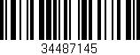 Código de barras (EAN, GTIN, SKU, ISBN): '34487145'