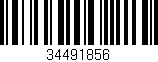 Código de barras (EAN, GTIN, SKU, ISBN): '34491856'