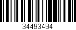 Código de barras (EAN, GTIN, SKU, ISBN): '34493494'