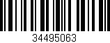 Código de barras (EAN, GTIN, SKU, ISBN): '34495063'