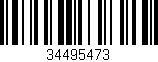 Código de barras (EAN, GTIN, SKU, ISBN): '34495473'