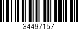 Código de barras (EAN, GTIN, SKU, ISBN): '34497157'