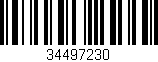 Código de barras (EAN, GTIN, SKU, ISBN): '34497230'
