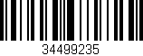 Código de barras (EAN, GTIN, SKU, ISBN): '34499235'