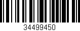 Código de barras (EAN, GTIN, SKU, ISBN): '34499450'