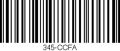 Código de barras (EAN, GTIN, SKU, ISBN): '345-CCFA'
