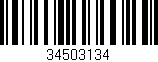 Código de barras (EAN, GTIN, SKU, ISBN): '34503134'
