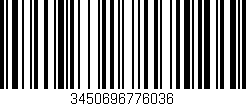 Código de barras (EAN, GTIN, SKU, ISBN): '3450696776036'