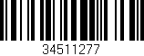 Código de barras (EAN, GTIN, SKU, ISBN): '34511277'