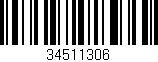 Código de barras (EAN, GTIN, SKU, ISBN): '34511306'