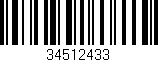 Código de barras (EAN, GTIN, SKU, ISBN): '34512433'