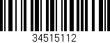 Código de barras (EAN, GTIN, SKU, ISBN): '34515112'