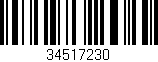 Código de barras (EAN, GTIN, SKU, ISBN): '34517230'