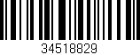 Código de barras (EAN, GTIN, SKU, ISBN): '34518829'