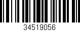 Código de barras (EAN, GTIN, SKU, ISBN): '34519056'