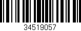 Código de barras (EAN, GTIN, SKU, ISBN): '34519057'