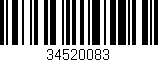 Código de barras (EAN, GTIN, SKU, ISBN): '34520083'