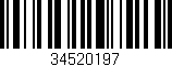 Código de barras (EAN, GTIN, SKU, ISBN): '34520197'