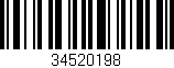 Código de barras (EAN, GTIN, SKU, ISBN): '34520198'
