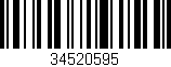 Código de barras (EAN, GTIN, SKU, ISBN): '34520595'