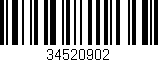 Código de barras (EAN, GTIN, SKU, ISBN): '34520902'