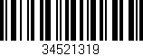 Código de barras (EAN, GTIN, SKU, ISBN): '34521319'