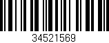 Código de barras (EAN, GTIN, SKU, ISBN): '34521569'