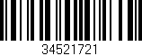 Código de barras (EAN, GTIN, SKU, ISBN): '34521721'