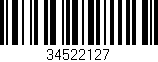 Código de barras (EAN, GTIN, SKU, ISBN): '34522127'