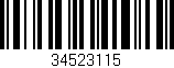 Código de barras (EAN, GTIN, SKU, ISBN): '34523115'
