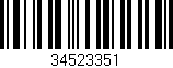 Código de barras (EAN, GTIN, SKU, ISBN): '34523351'