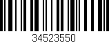 Código de barras (EAN, GTIN, SKU, ISBN): '34523550'