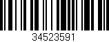 Código de barras (EAN, GTIN, SKU, ISBN): '34523591'