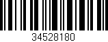 Código de barras (EAN, GTIN, SKU, ISBN): '34528180'