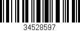 Código de barras (EAN, GTIN, SKU, ISBN): '34528597'