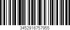 Código de barras (EAN, GTIN, SKU, ISBN): '3452916757955'