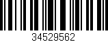 Código de barras (EAN, GTIN, SKU, ISBN): '34529562'