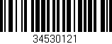 Código de barras (EAN, GTIN, SKU, ISBN): '34530121'