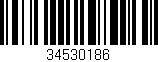 Código de barras (EAN, GTIN, SKU, ISBN): '34530186'
