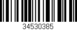 Código de barras (EAN, GTIN, SKU, ISBN): '34530385'