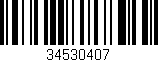 Código de barras (EAN, GTIN, SKU, ISBN): '34530407'