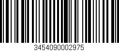 Código de barras (EAN, GTIN, SKU, ISBN): '3454090002975'