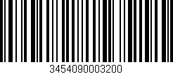 Código de barras (EAN, GTIN, SKU, ISBN): '3454090003200'