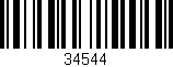 Código de barras (EAN, GTIN, SKU, ISBN): '34544'