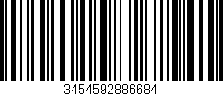 Código de barras (EAN, GTIN, SKU, ISBN): '3454592886684'