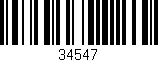 Código de barras (EAN, GTIN, SKU, ISBN): '34547'