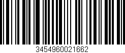 Código de barras (EAN, GTIN, SKU, ISBN): '3454960021662'