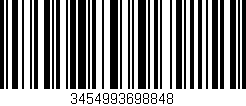 Código de barras (EAN, GTIN, SKU, ISBN): '3454993698848'